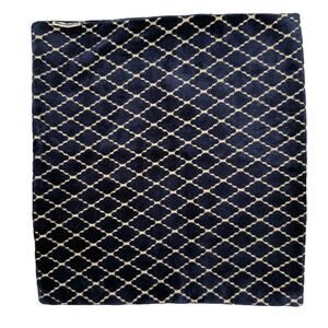 Florence Broadhurst Pillow Cover 20"x20” Jacquard Velvet Home Decorative Navy